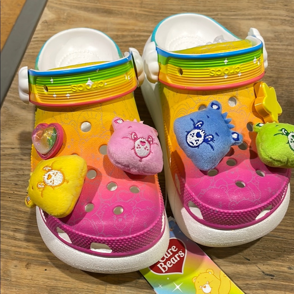 Brand new with tags. Care Bears Crush Clog.